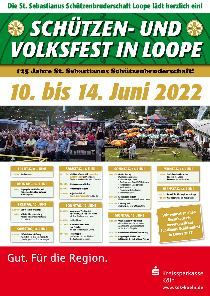 Schützen- und Volksfest in Loope 2022